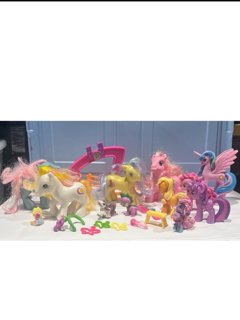 My Little Pony G3 G4 Figure Lot Hasbro Ponyville Princess Celestia Twilight